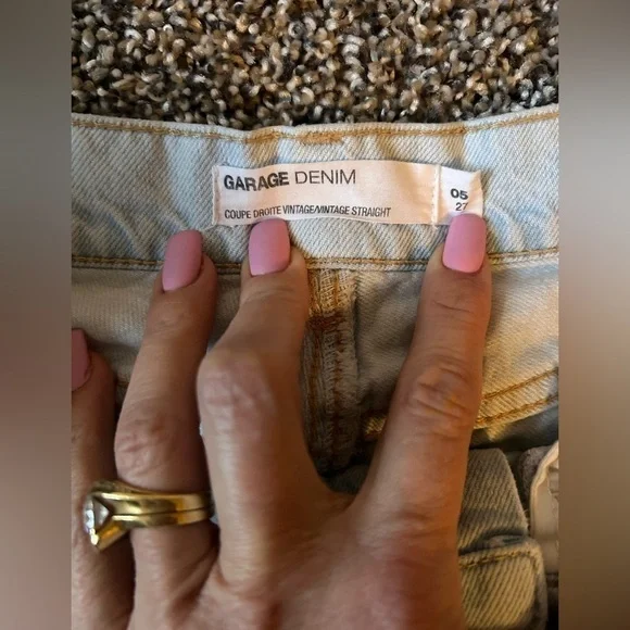 5/$25 Garage Denim women’s high waisted vintage straight leg size 5/27 - Picture 4 of 11